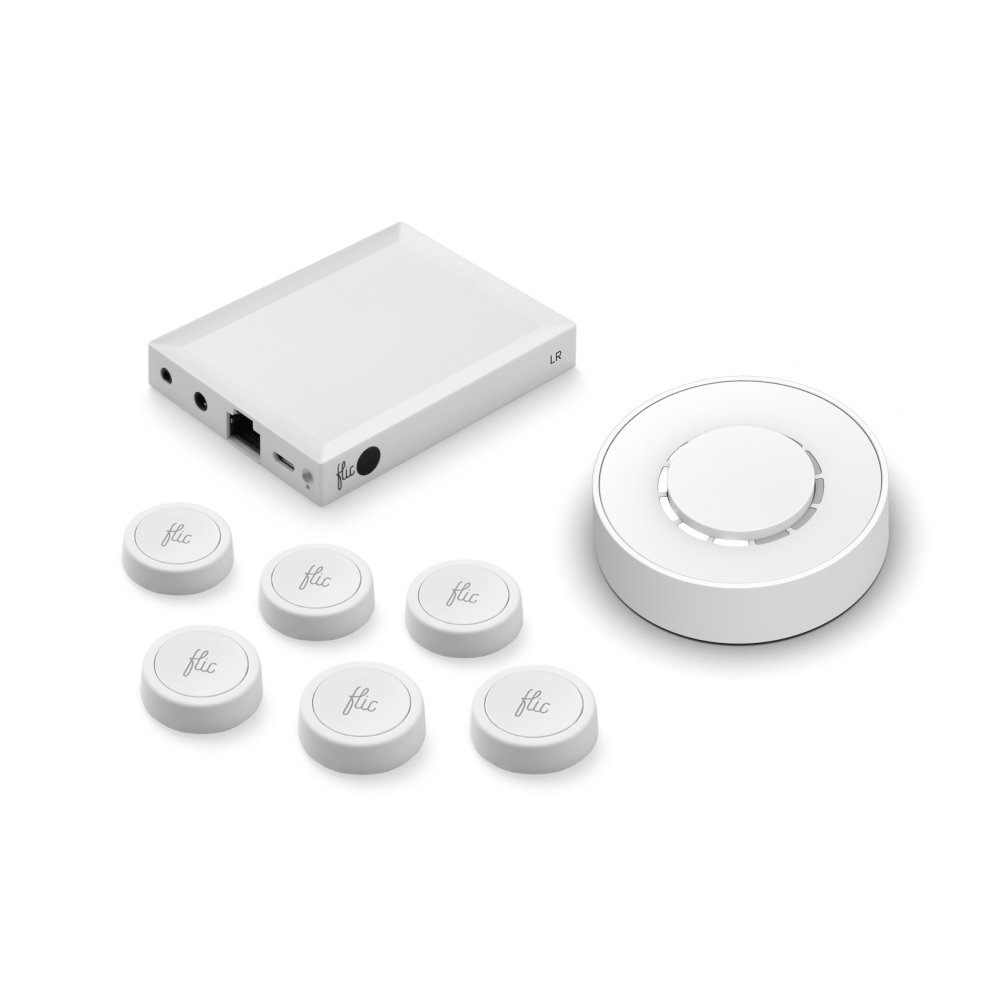 Flic l Pro Kit l Button White l Twist White