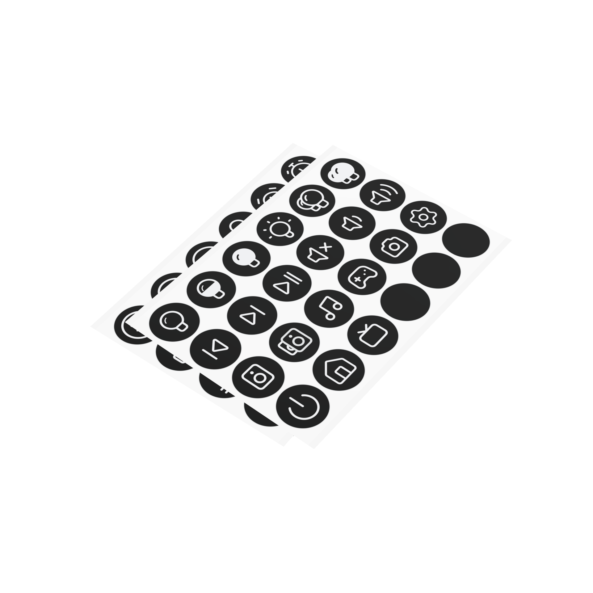 Flic Button l Sticker Sheet l Glow