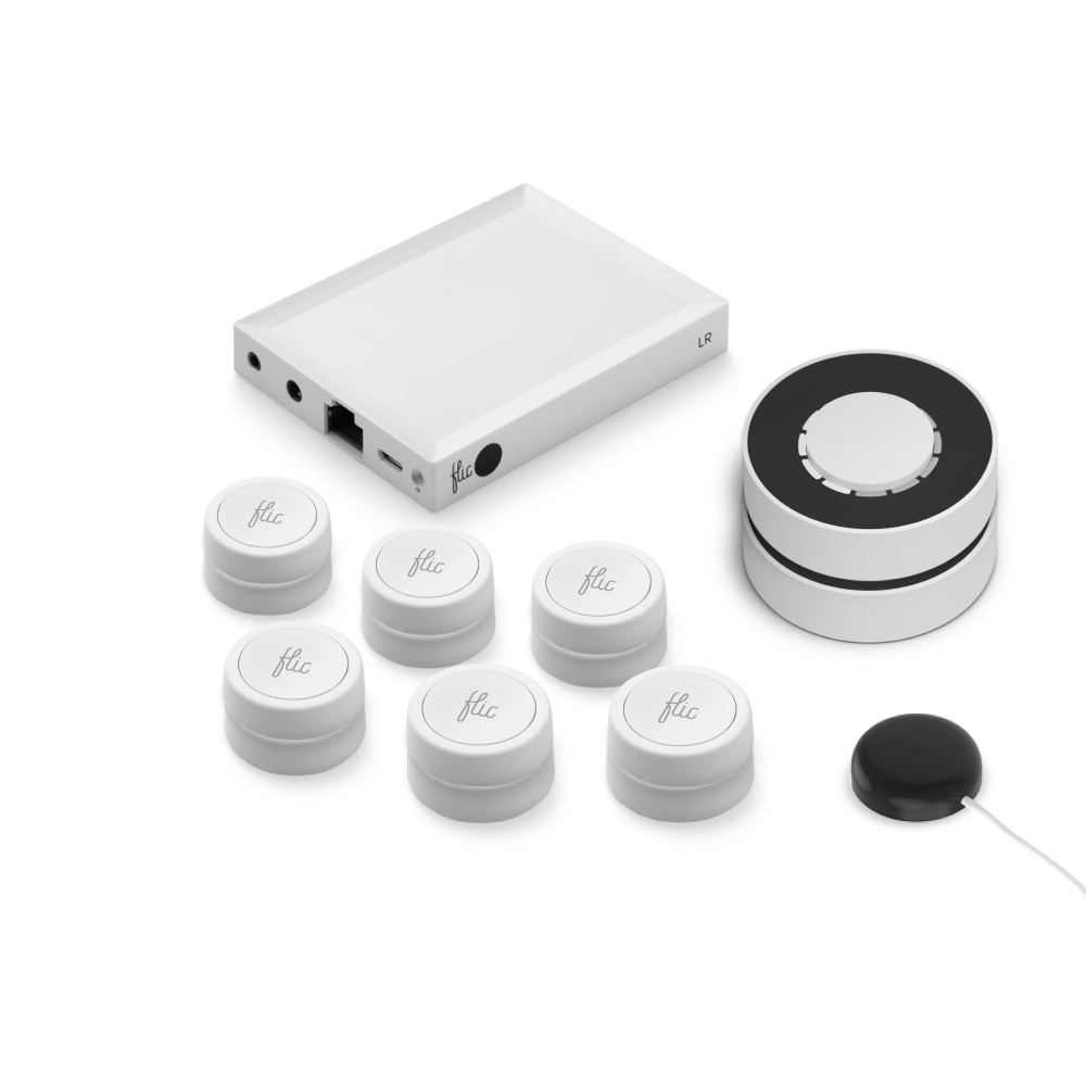 Flic l Mega Kit l Button White l Twist B&W