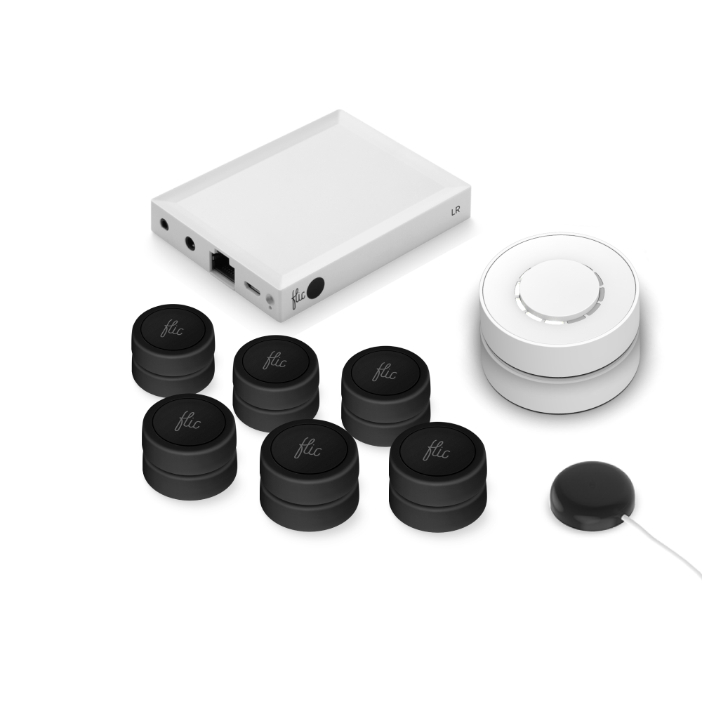 Flic l Mega Kit l Button Black l Twist White