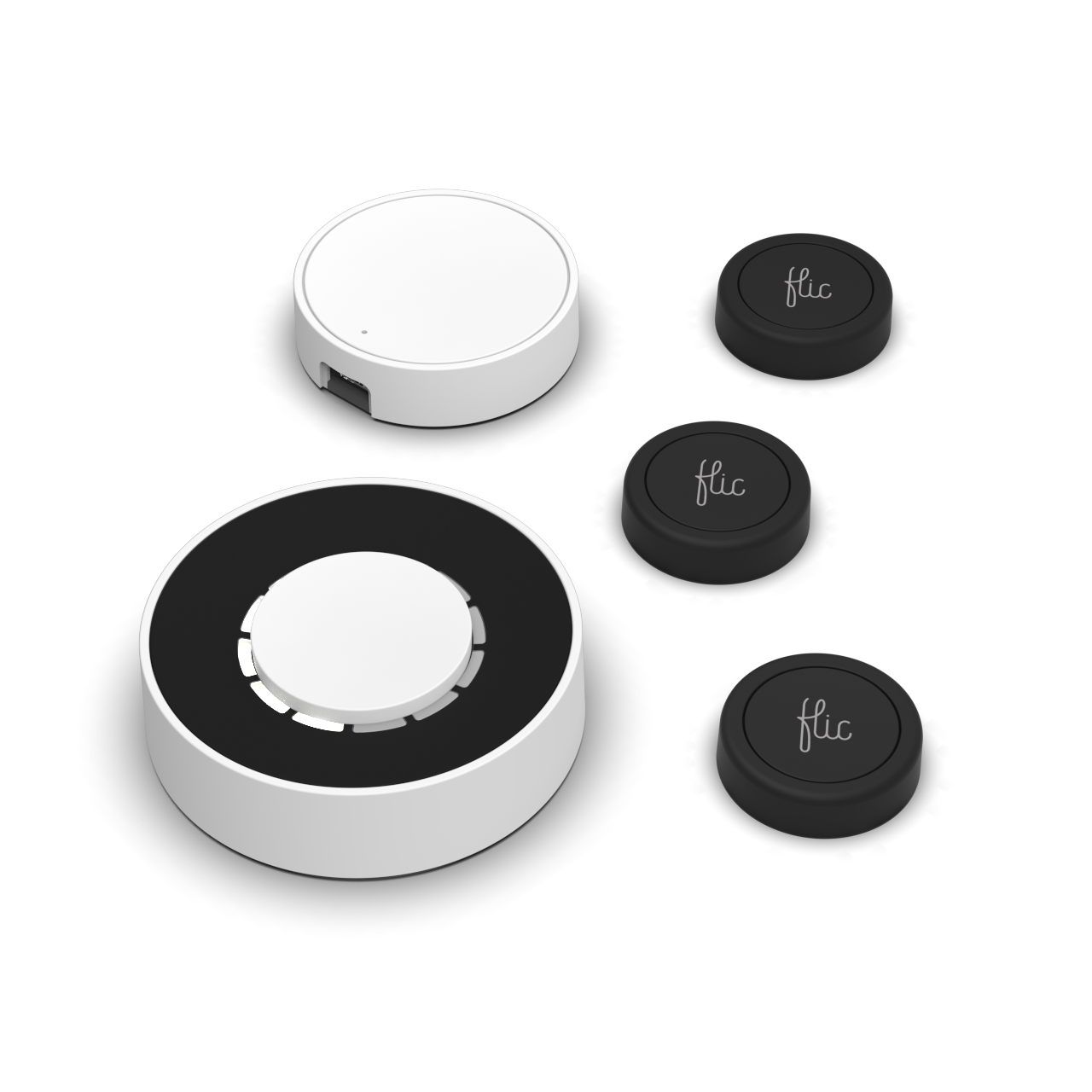 Flic l Starter Kit l Button Black l Twist B&W