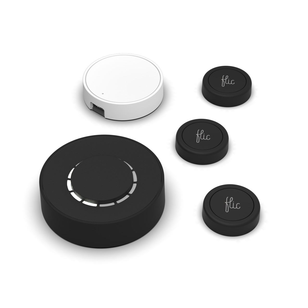Flic l Starter Kit l Button Black l Twist Black